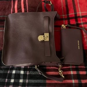 Plum MK purse and wallet
